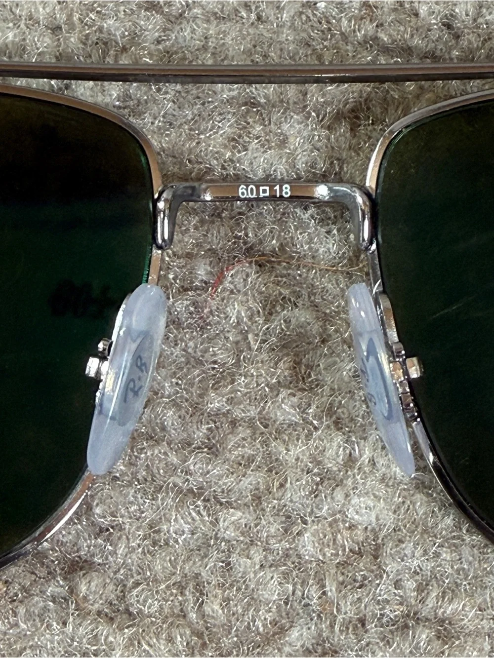 Ray-Ban Sunglasses Rb3737CH Blue Polarized Chromance Lens Gunmetal Frame 60-18